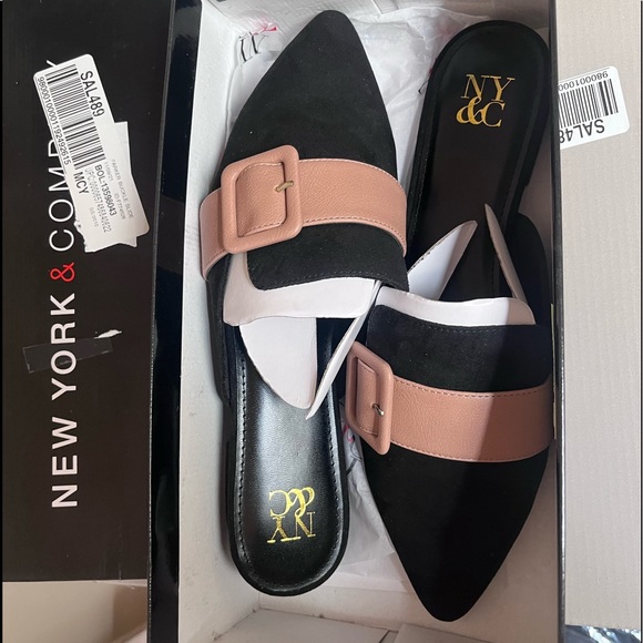 NWT | NY&Co. Black women’s slide. Size 9 - Picture 3 of 13